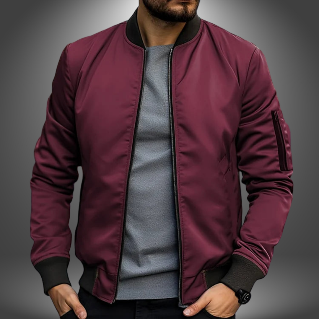 Oliver Lightweight Bomber Jacket for Men Breathable Comfort Perfect for Fall and Spring