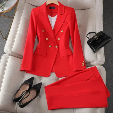 Elegant and Feminine Stretch Fitted Pantsuit