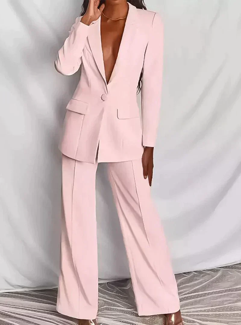 Jesika Blazer and Slim Fit Trousers Set for Women Formal Wear Comfort and Premium Quality