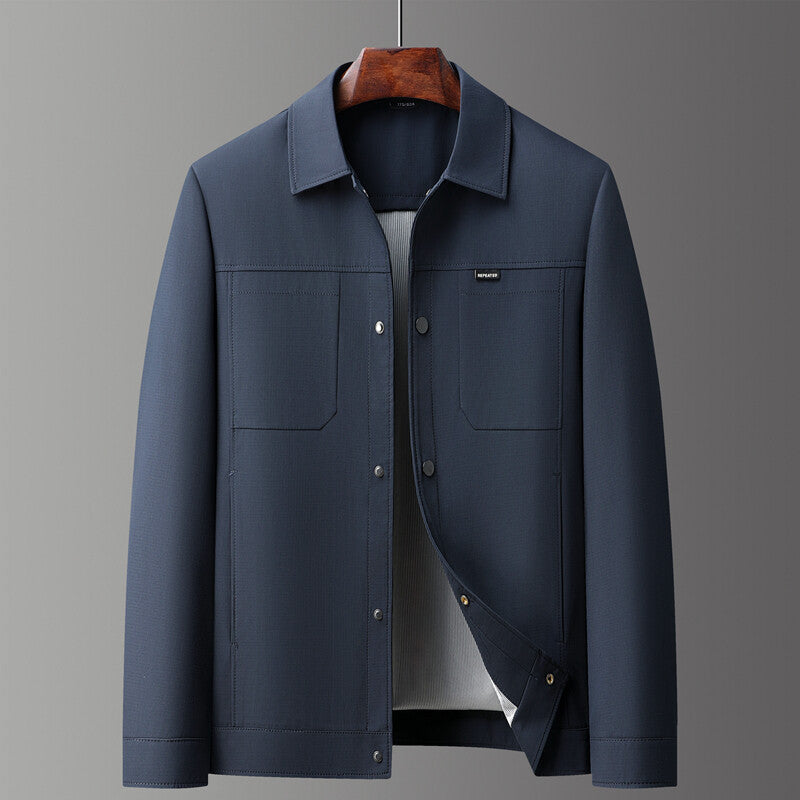 Tailored Luxury Smooth Finish Mens Jacket For Modern Confidence Versatile Everyday Wear By TrendAura