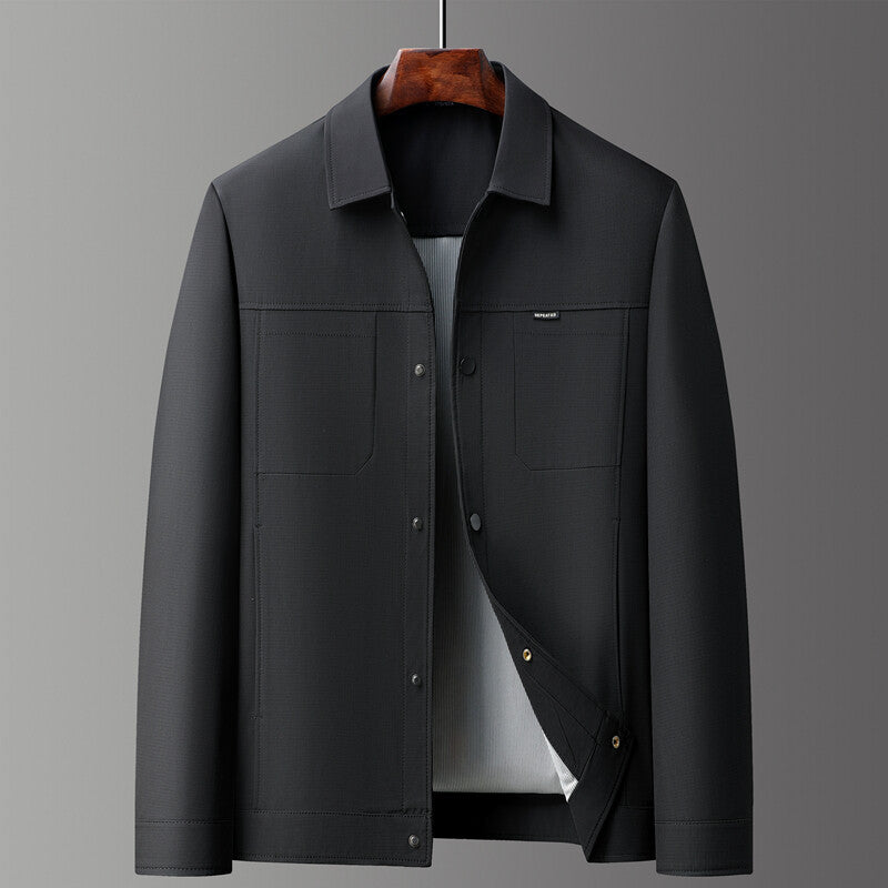 Tailored Luxury Smooth Finish Mens Jacket For Modern Confidence Versatile Everyday Wear By TrendAura