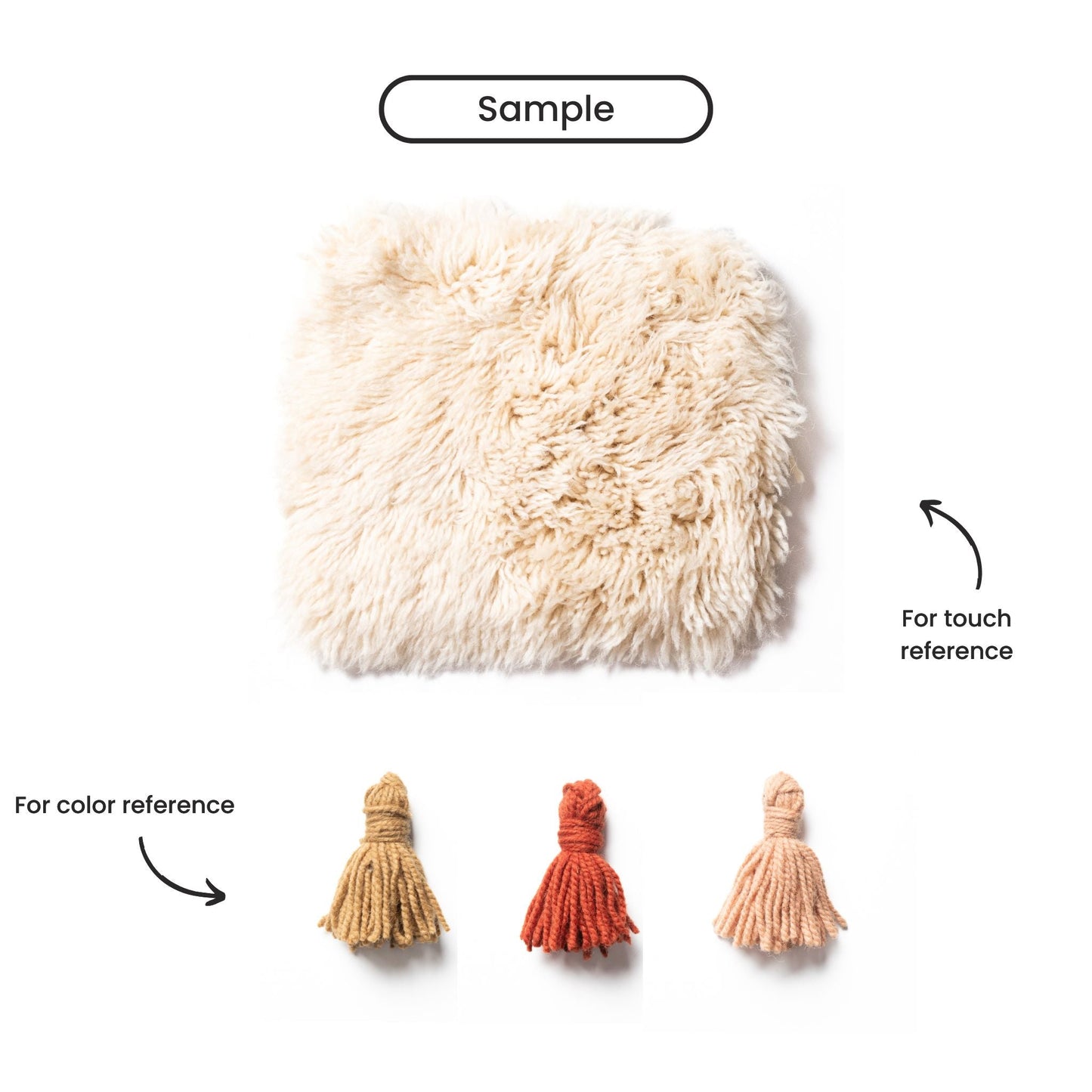 Tangerine Dream Round - Luxury Shag Moroccan Rug