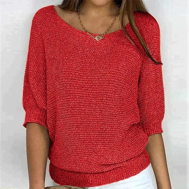 Textured Knit Pullover Sweater for Women – Cozy & Effortlessly Stylish