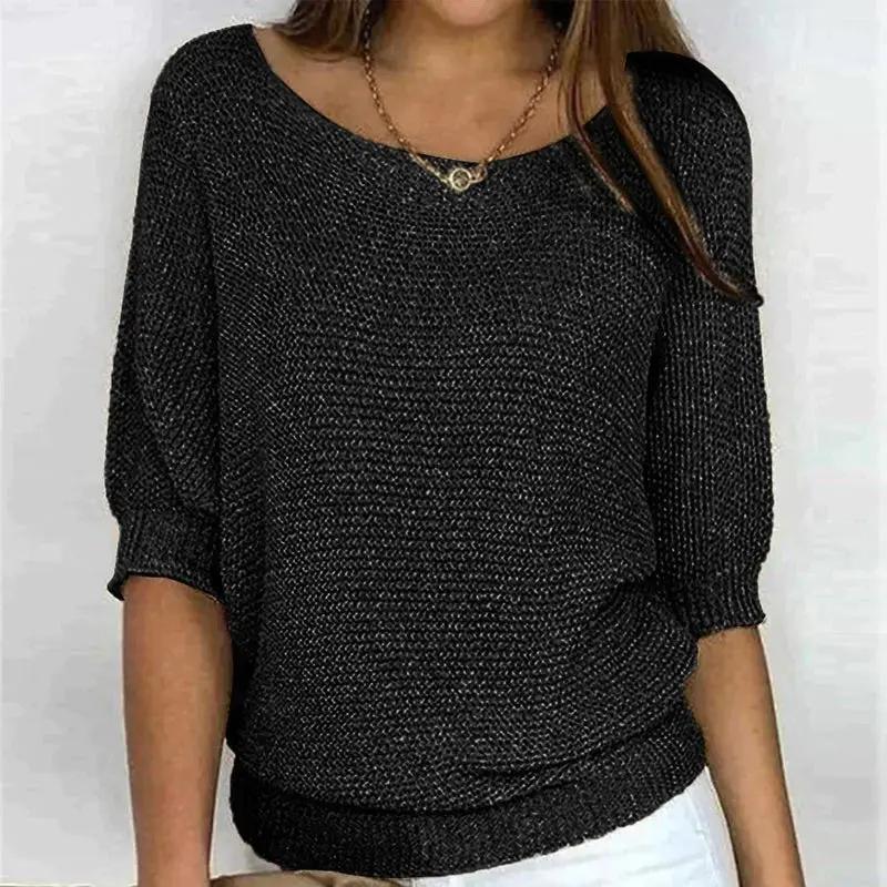 Textured Knit Pullover Sweater for Women – Cozy & Effortlessly Stylish