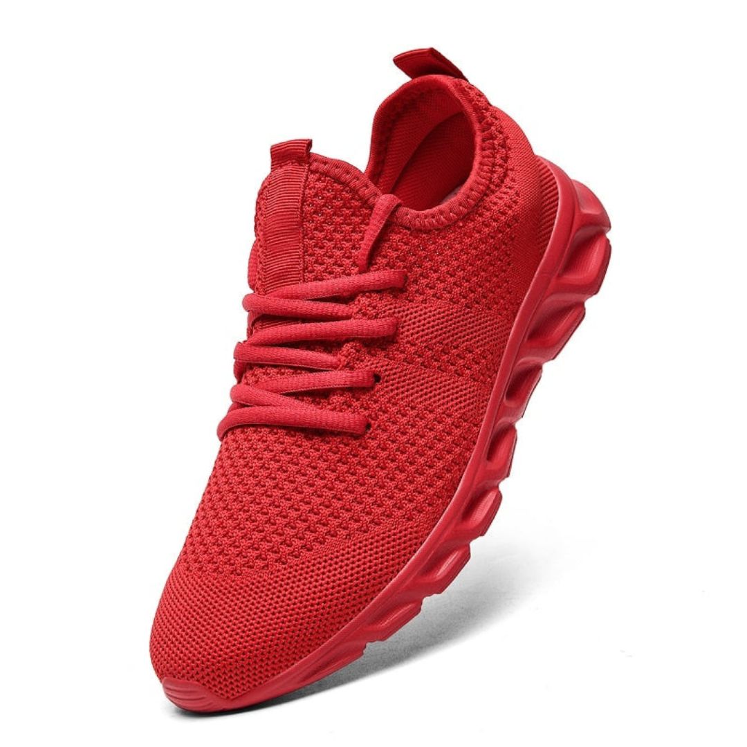 Thane AeroFlex Sneakers for Men TrendAura Seamless Stretch Knit Upper with Shock Absorbing Sole Neutral Tone
