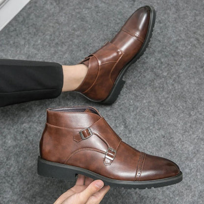 Tobias Monk Leather Boots