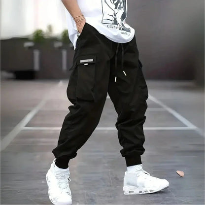 Waylynn Tom Utility Cargo Joggers With Adjustable Drawstring Waist Tapered Streetwear Fit And Multiple Cargo Pockets