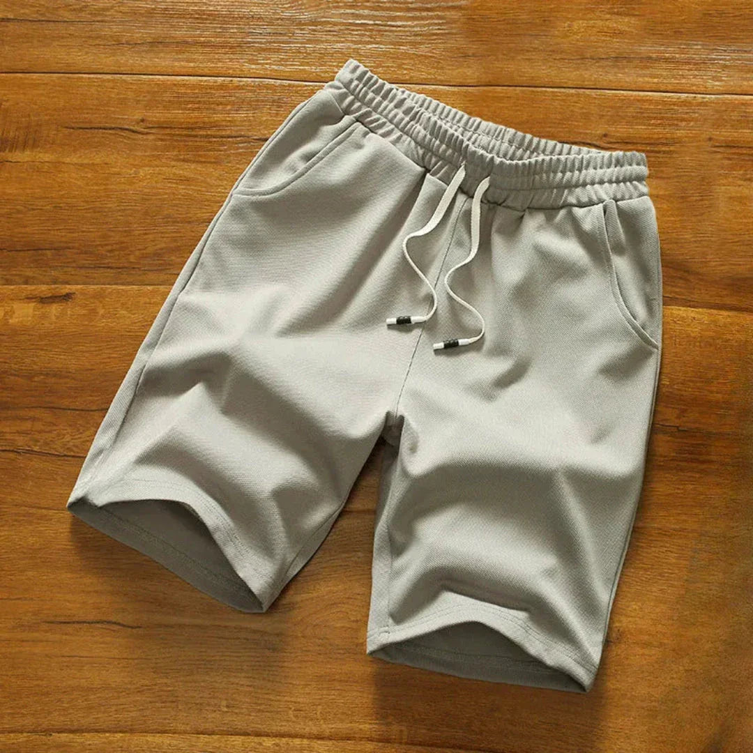 Trent Essential Drawstring Shorts For Men Lightweight Polyester With Elastic Waistband And Pockets