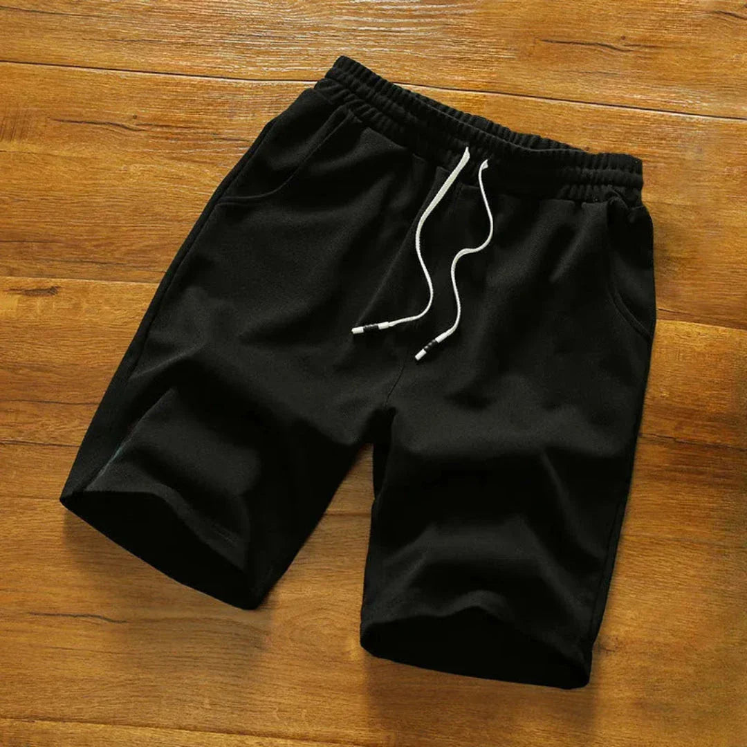 Trent Essential Drawstring Shorts For Men Lightweight Polyester With Elastic Waistband And Pockets