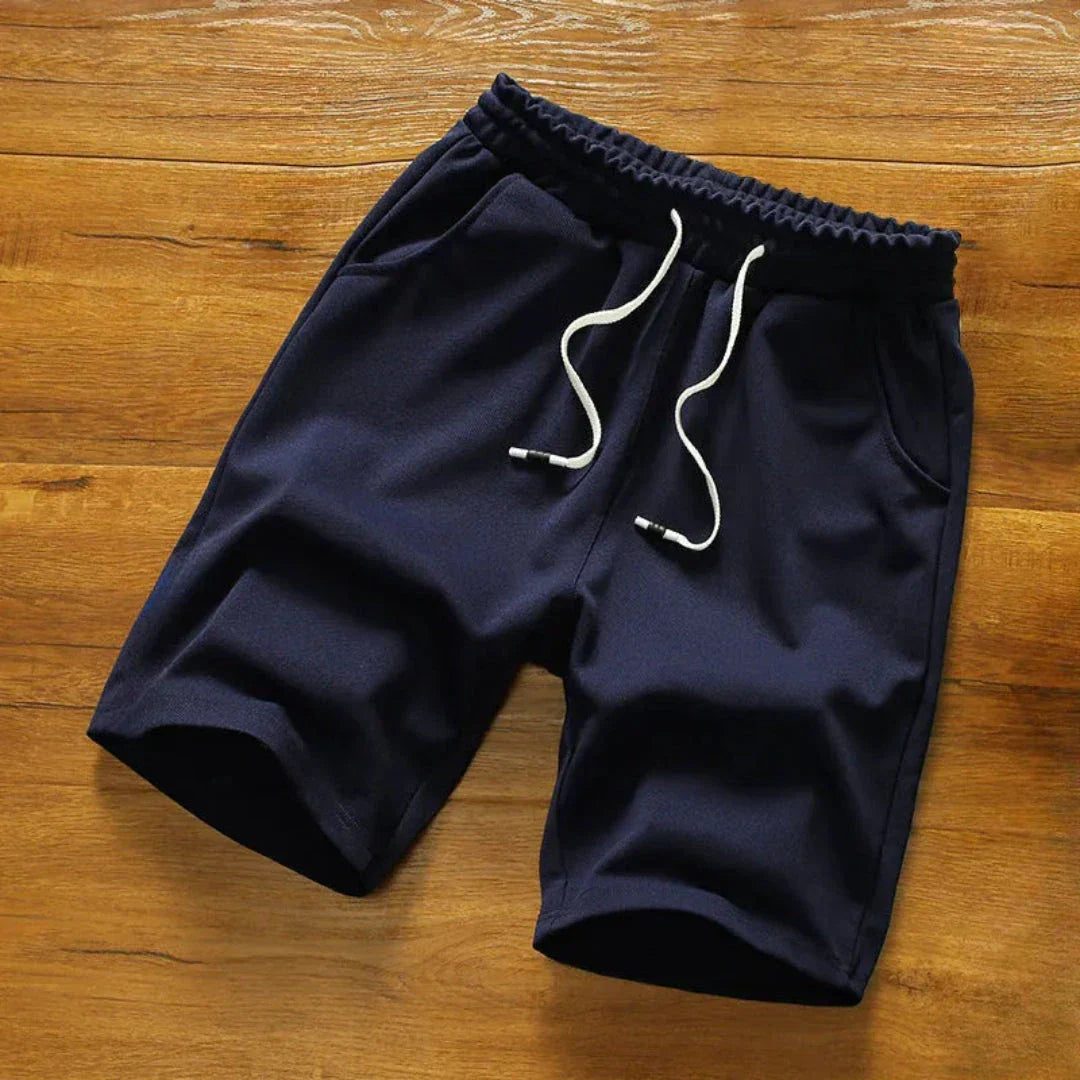 Trent Essential Drawstring Shorts For Men Lightweight Polyester With Elastic Waistband And Pockets
