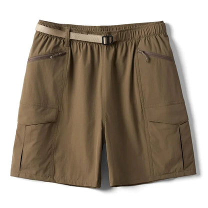 TrendAura Tuck Quick Dry Cargo Shorts For Men With Water Resistant Fabric And Multi Pocket Design Hiking Travel