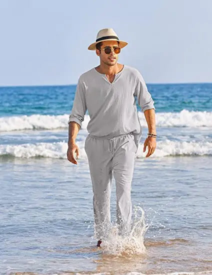 Jim Breathable Summer Set For Men Comfortable Everyday Wear Timeless Style Modern Fit
