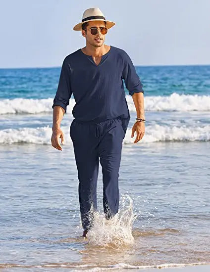 Jim Breathable Summer Set For Men Comfortable Everyday Wear Timeless Style Modern Fit
