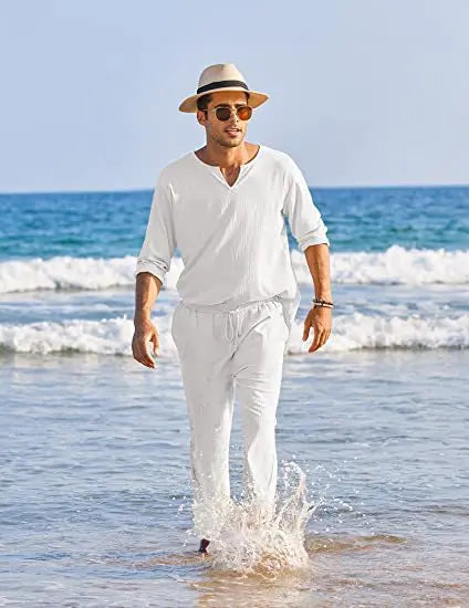 Jim Breathable Summer Set For Men Comfortable Everyday Wear Timeless Style Modern Fit