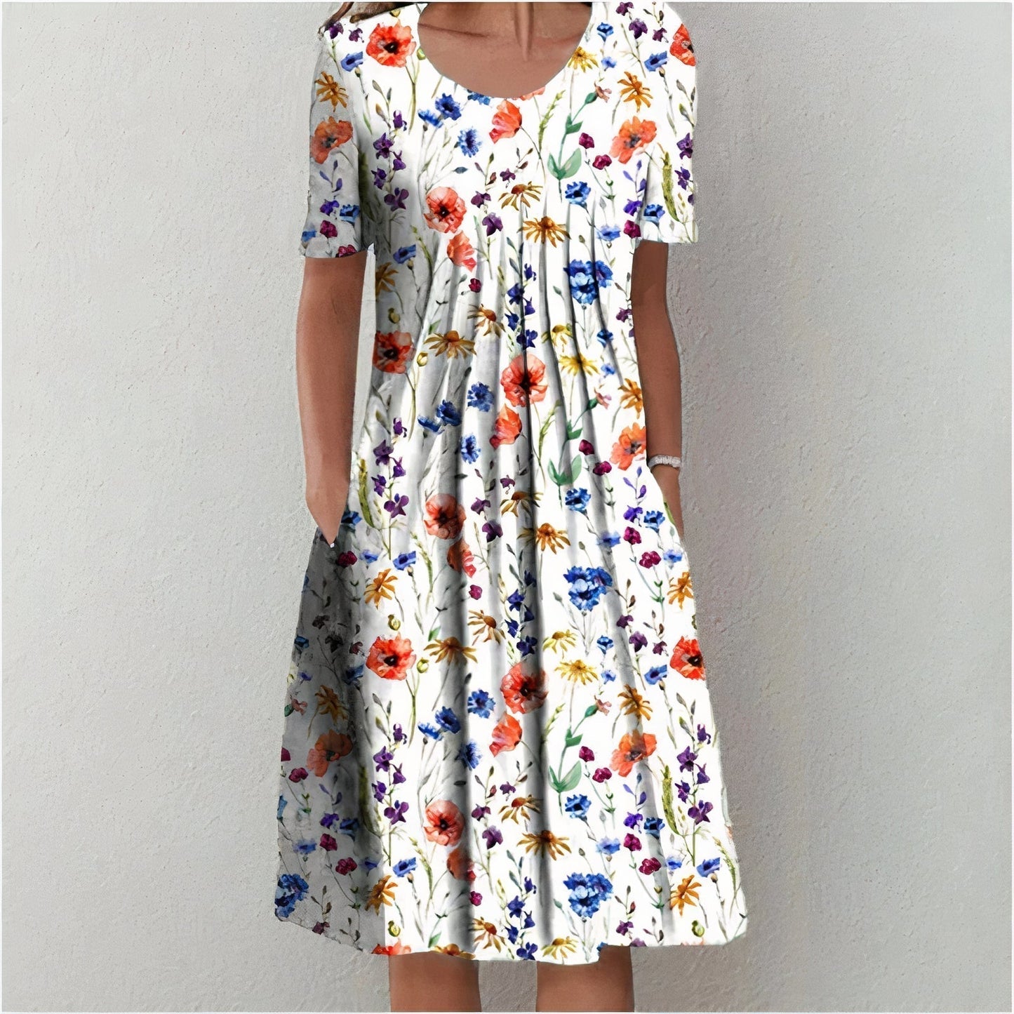 Elegant cotton dress - Stella