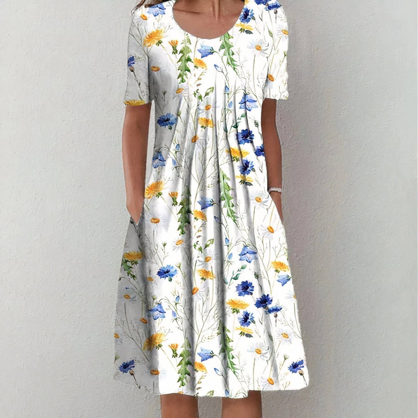 Elegant cotton dress - Stella