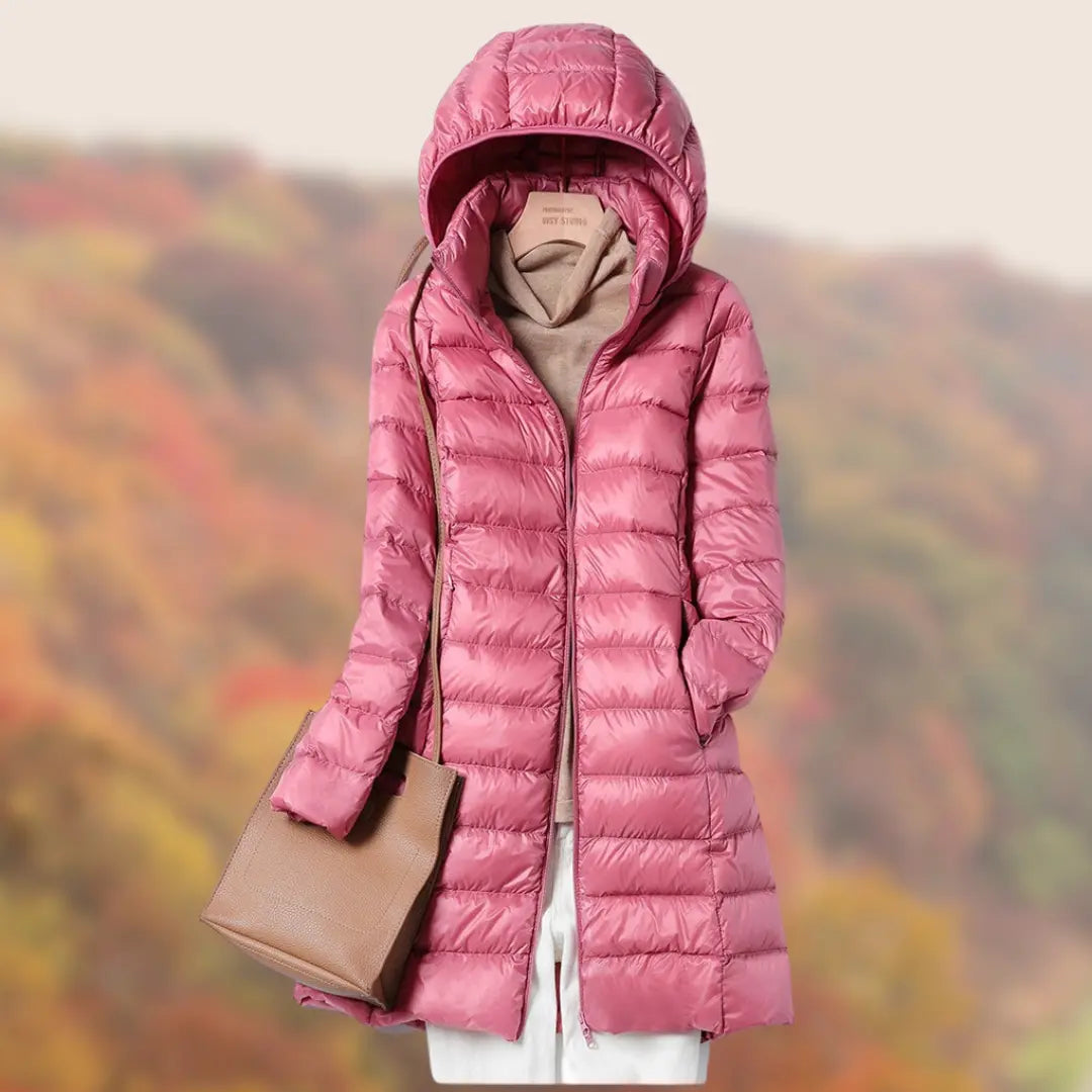 Light Hooded Down Jacket for Women – Warm, Stylish & Versatile