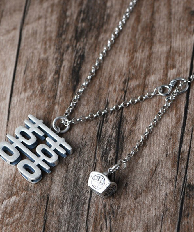 Collier Lariat Double Bonheur en Argent Sterling et Soie Unique - TrendAura