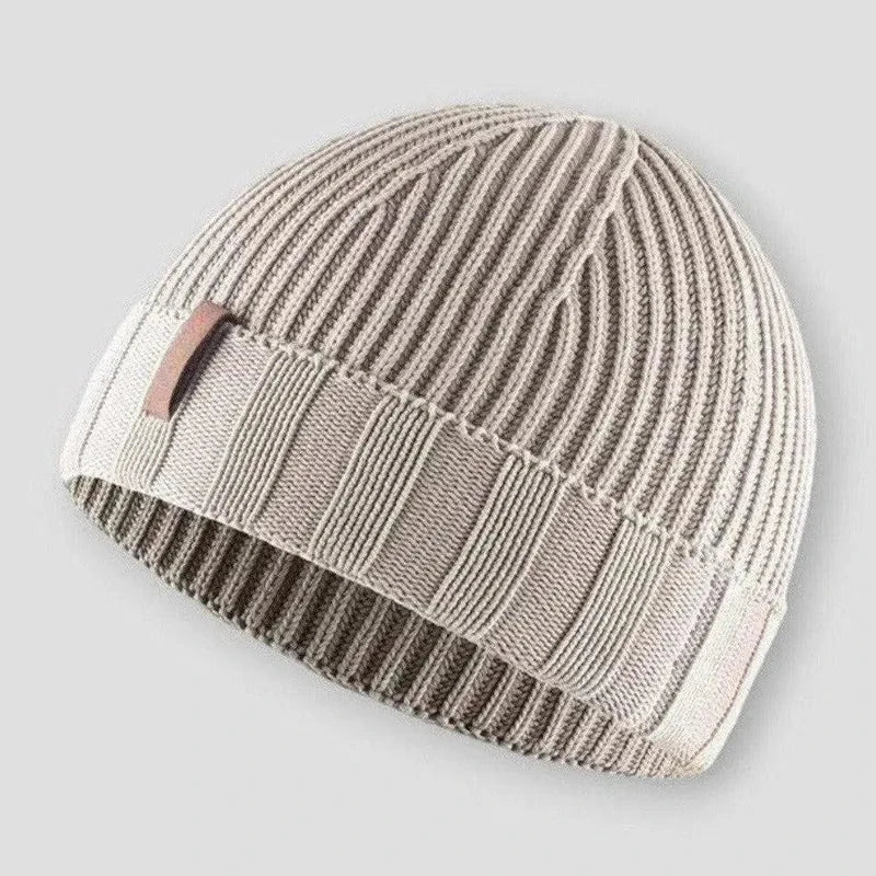 Unisex Folded Knitted Beanie