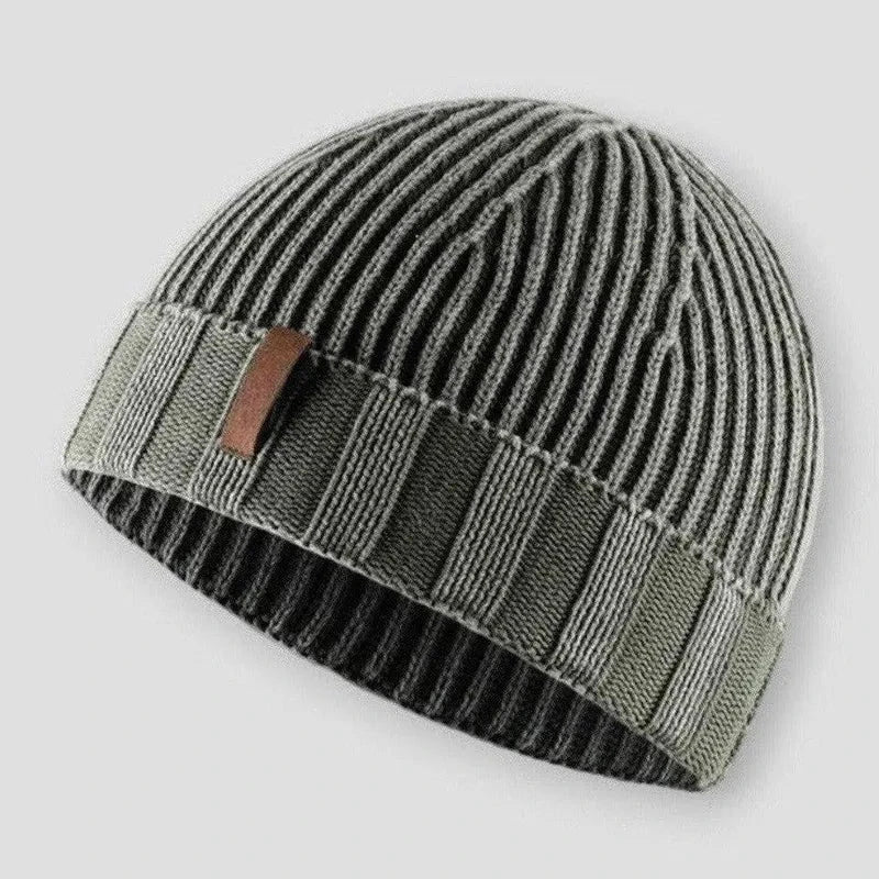 Unisex Folded Knitted Beanie