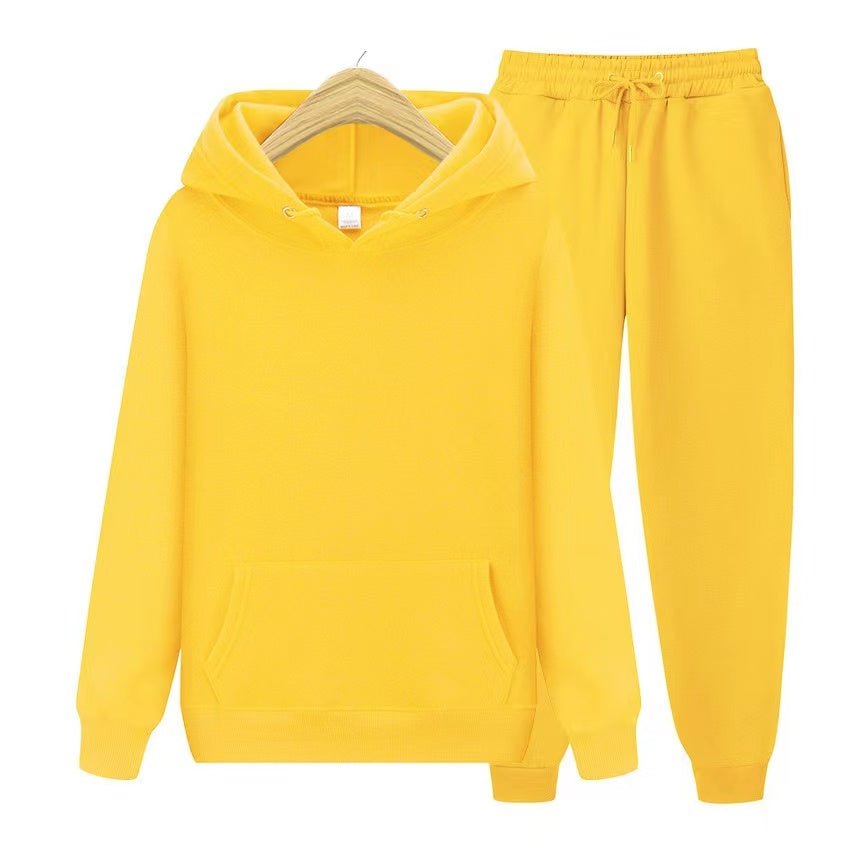 High-quality unisex hoodie and jogging pants set for any occasion