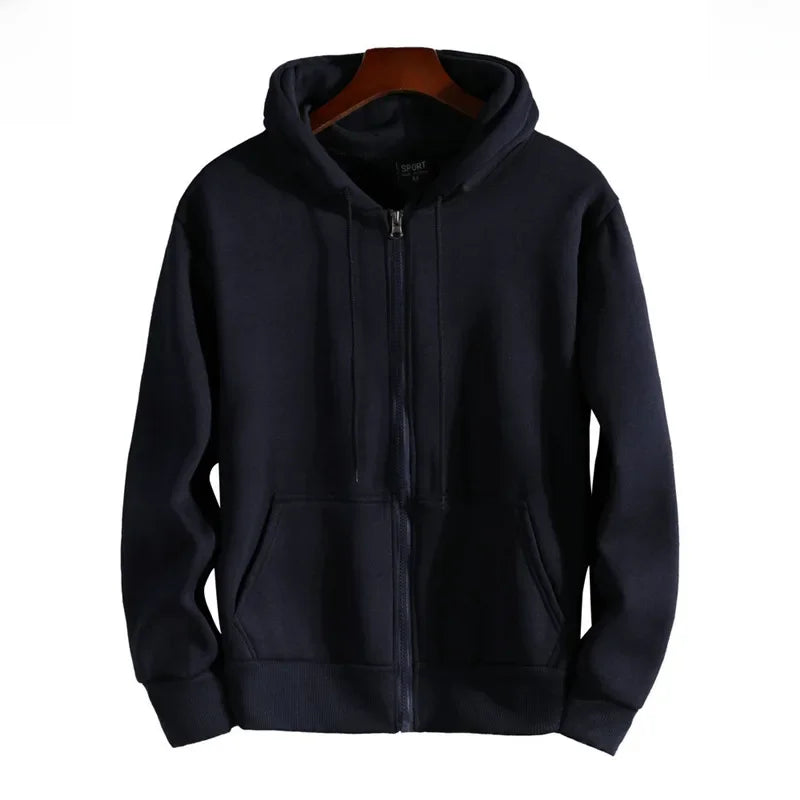 Unisex hoodie with zipper