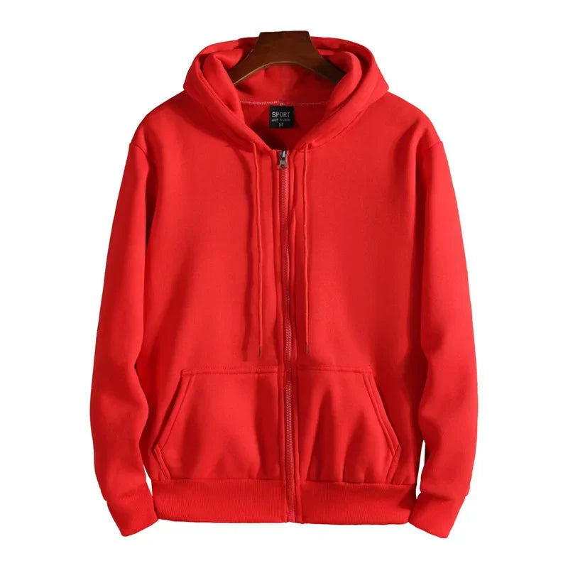 Unisex hoodie with zipper