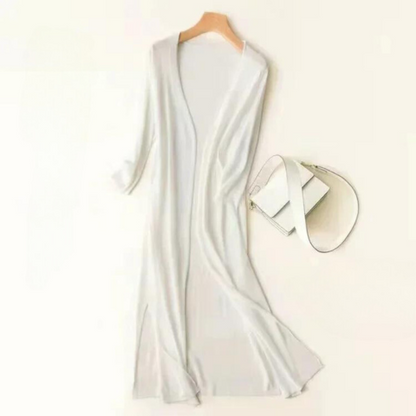 Long Cardigan For Women Open Front Lightweight Knit Cozy Layering For Casual Outfits