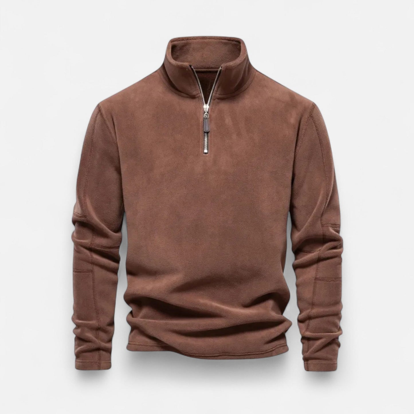 Ancient World | Men's Premium Half-Zip High Collar Fleece Sweater