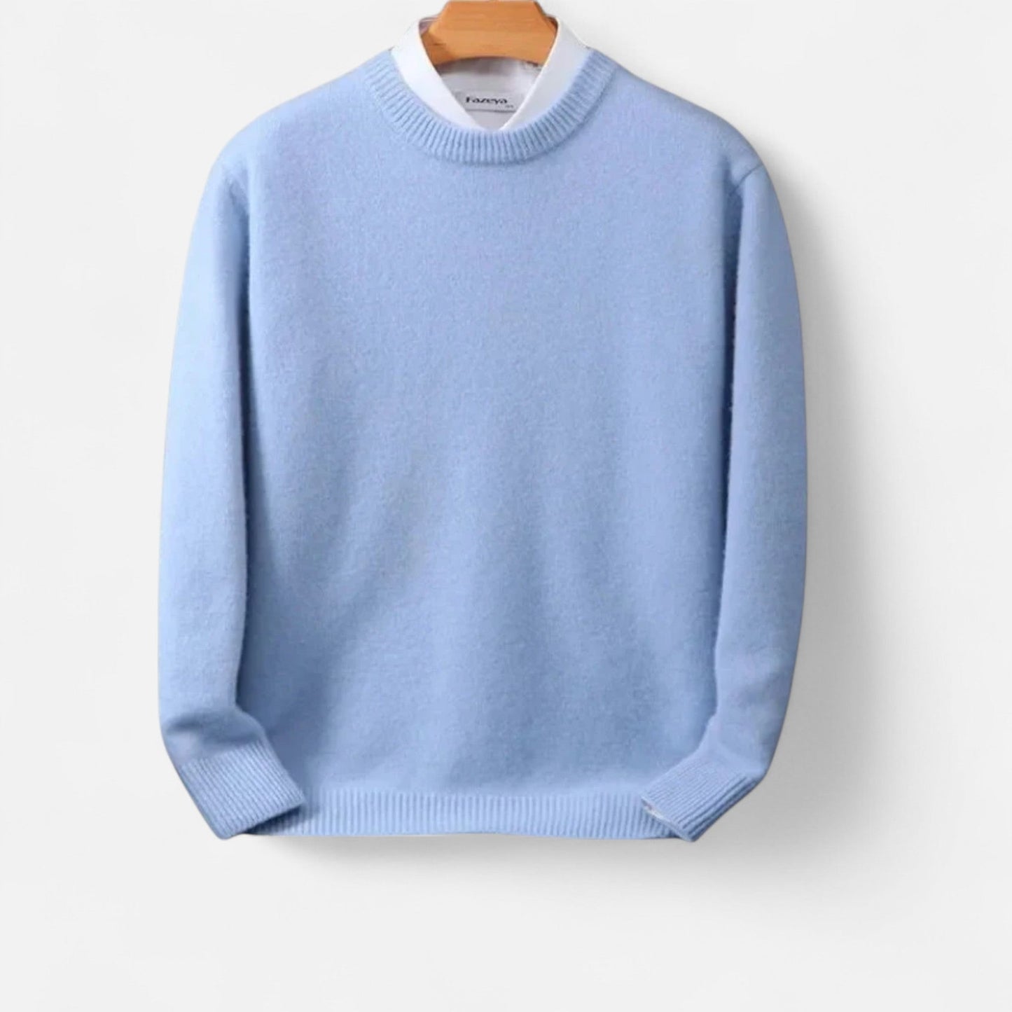 Ancient World | Men's Fitted Sweater Timeless Elegance Premium