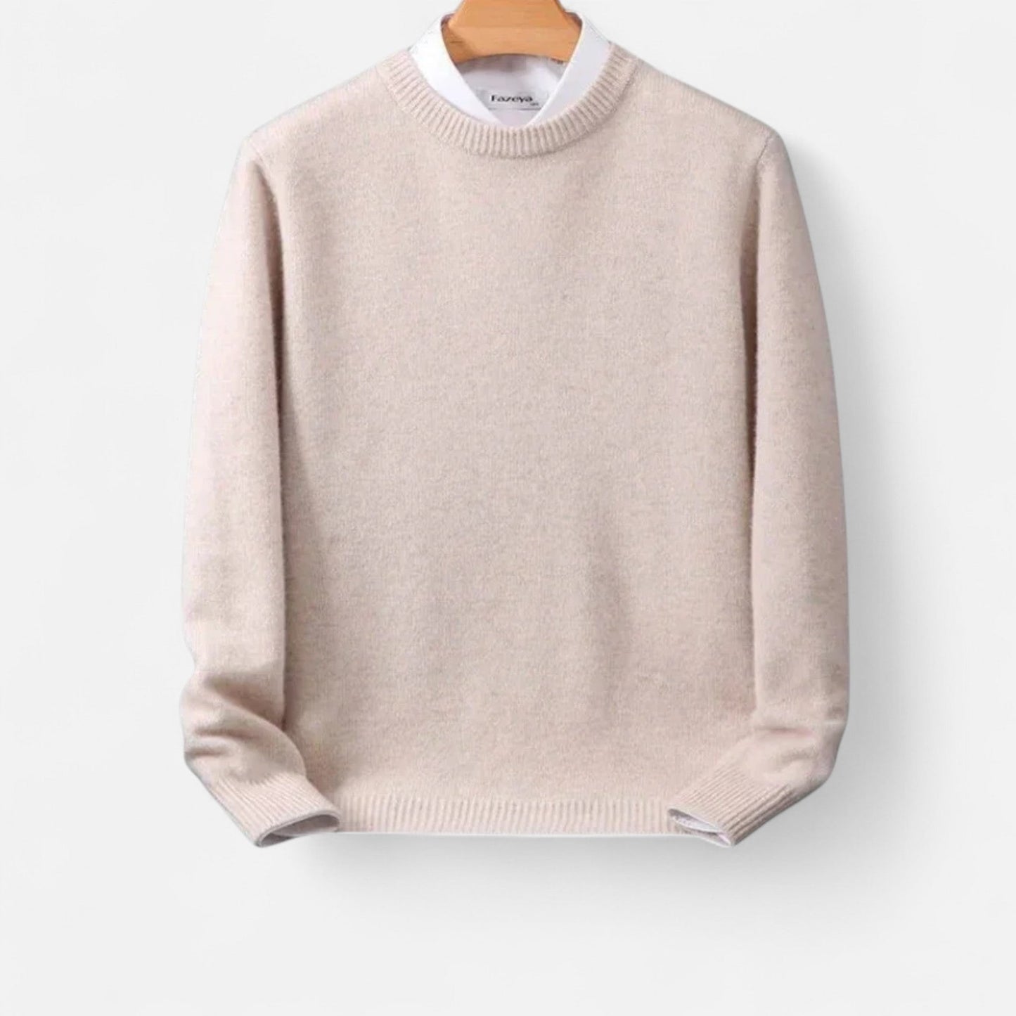 Ancient World | Men's Fitted Sweater Timeless Elegance Premium