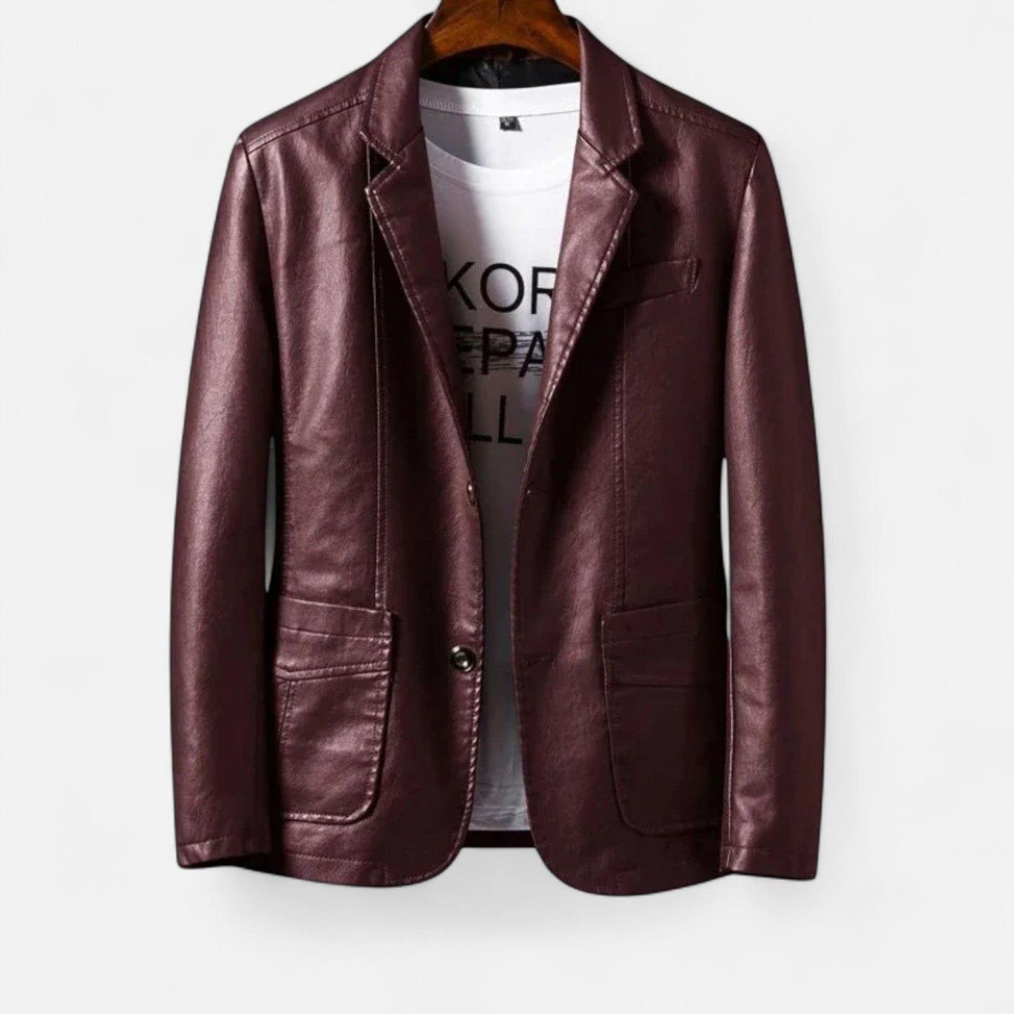 Ancient World | Men's Heritage Jacket in Handmade Vegan Leather