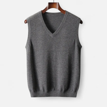 Ancient World | Men's V-Neck Merino Wool Vest