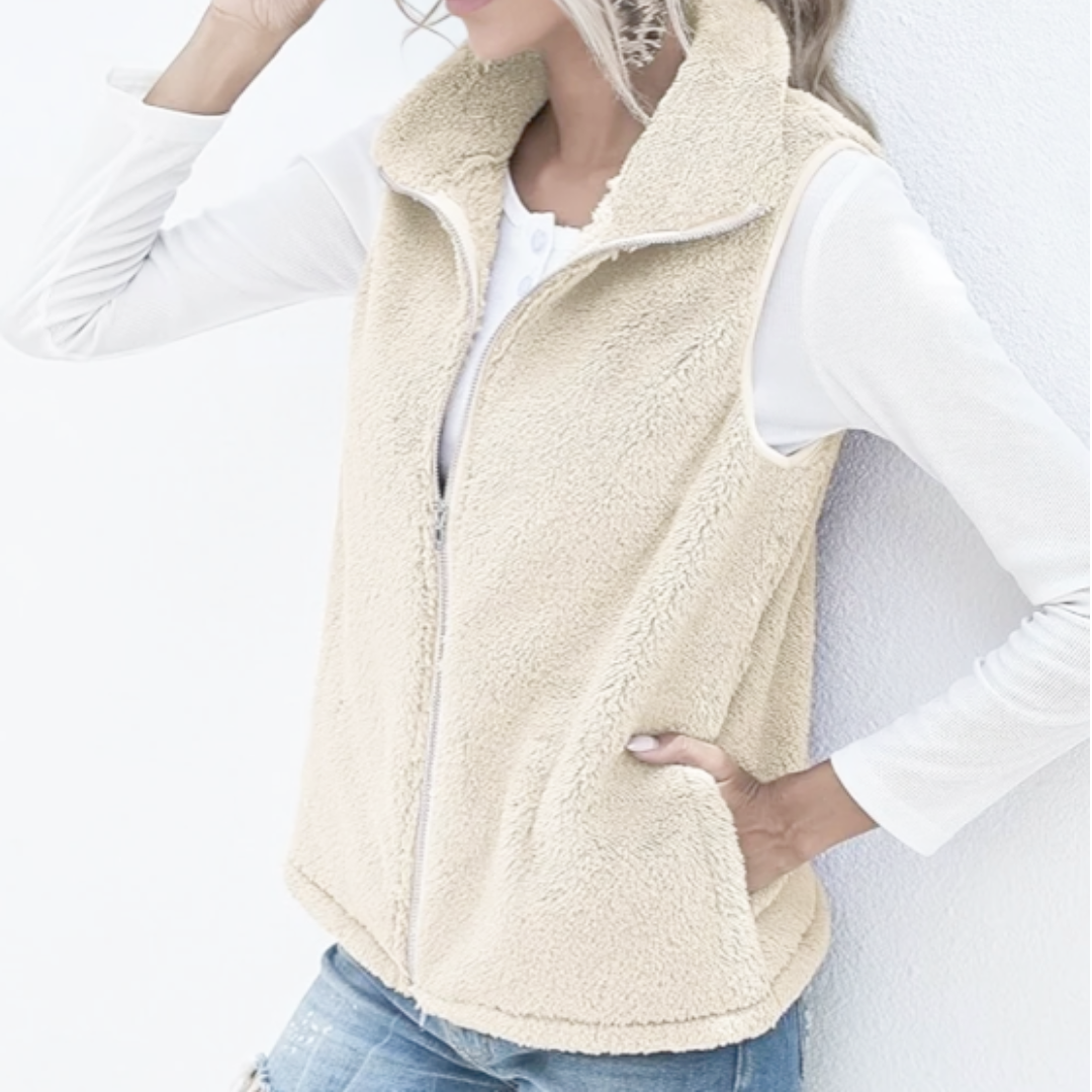 Women’s Sleeveless Zip-Up Gilet | Casual
