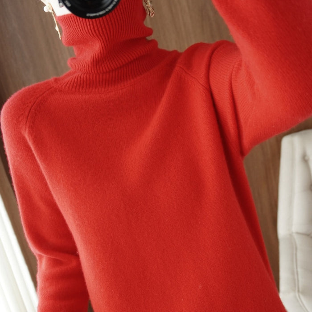 Nikki Turtleneck Sweater for Women Elegant Timeless Warmth and Chic Everyday Wear