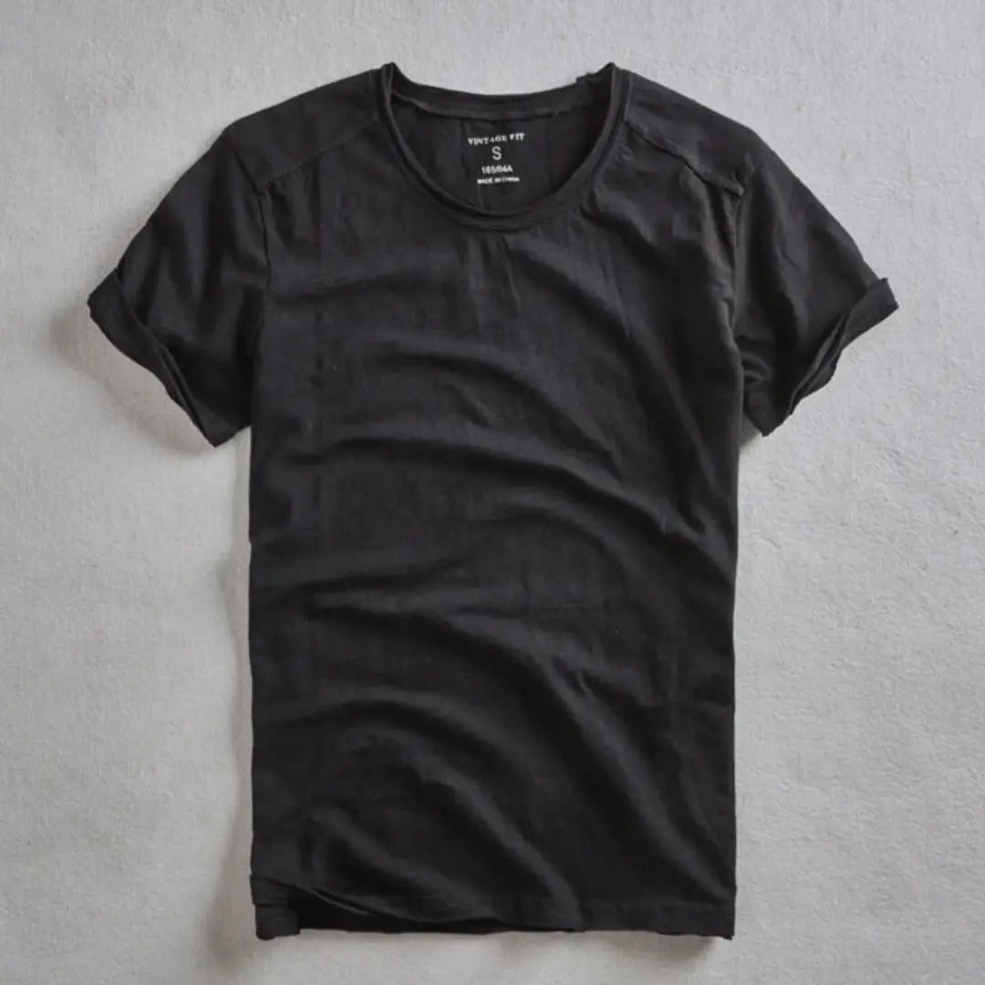 Lorenzo Cotton Vintage T Shirt Ultra Soft Relaxed Fit Lightweight Everyday Casual Tee