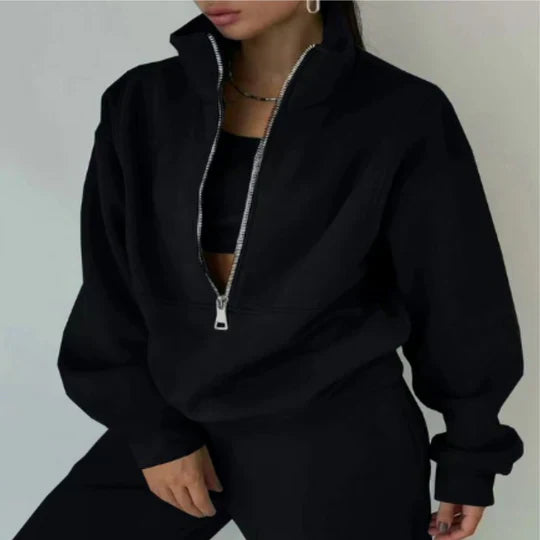 Elsiem | Comfortable zip-up tracksuit for women