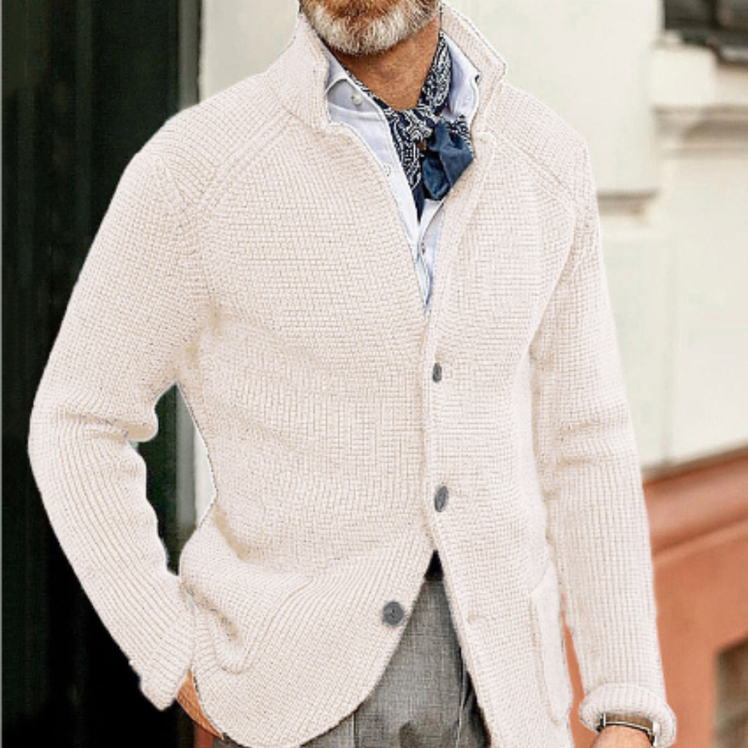 Matthiaran Mens Knitted Cardigan Warm Winter Jacket For Cold Weather Outdoor Adventures