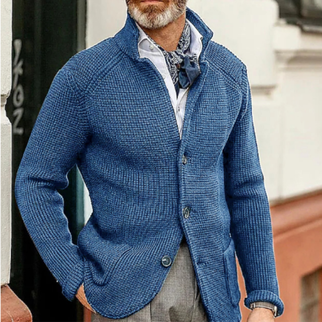 Matthiaran Mens Knitted Cardigan Warm Winter Jacket For Cold Weather Outdoor Adventures