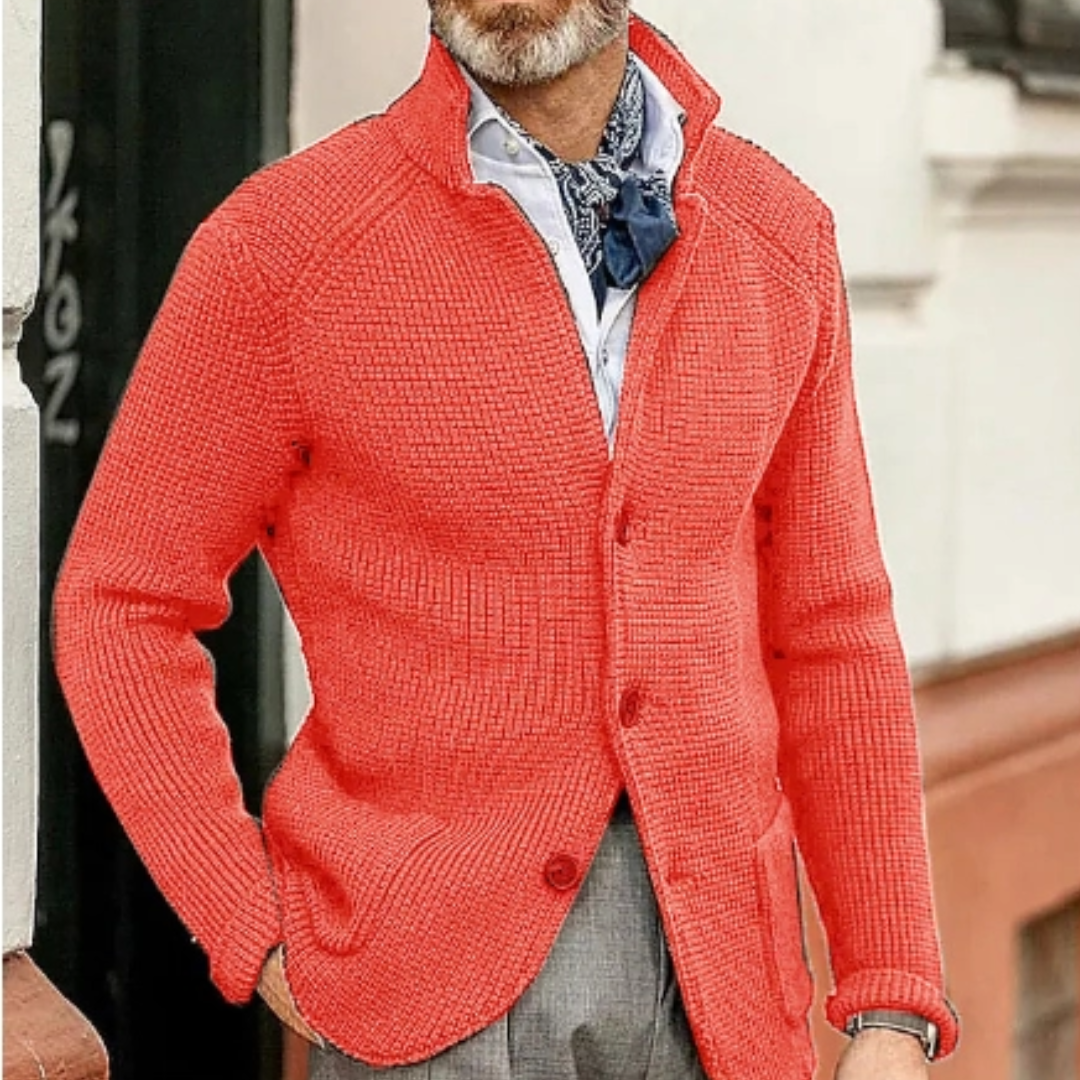 Matthiaran Mens Knitted Cardigan Warm Winter Jacket For Cold Weather Outdoor Adventures