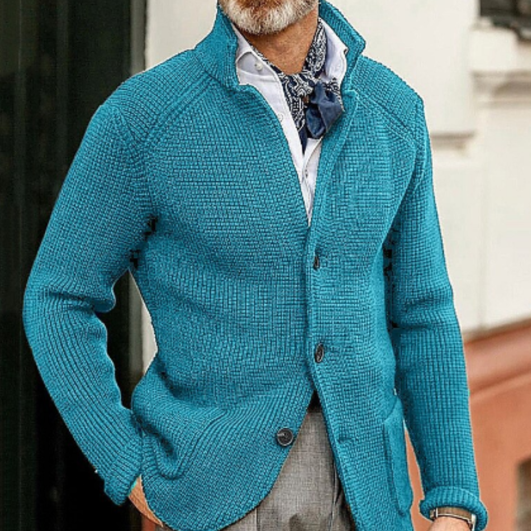 Matthiaran Mens Knitted Cardigan Warm Winter Jacket For Cold Weather Outdoor Adventures