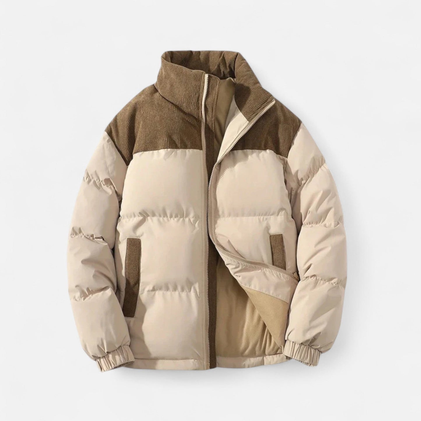 Ancient World | Men's Quilted Insulating Down Jacket Timeless Elegance