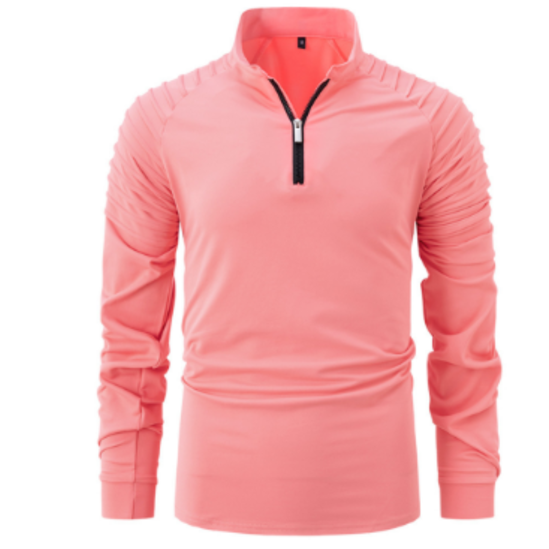Lysander Mens Quarter Zip Polo Bold Style For The Modern Man With Confidence And Self Expression