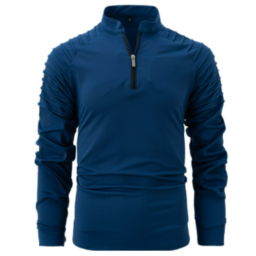 Lysander Mens Quarter Zip Polo Bold Style For The Modern Man With Confidence And Self Expression