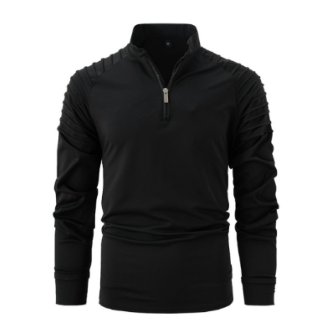 Lysander Mens Quarter Zip Polo Bold Style For The Modern Man With Confidence And Self Expression