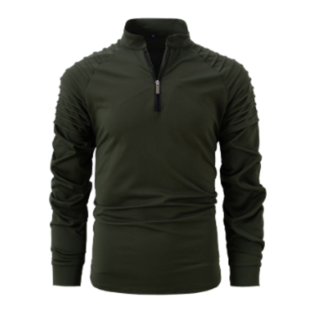 Lysander Mens Quarter Zip Polo Bold Style For The Modern Man With Confidence And Self Expression