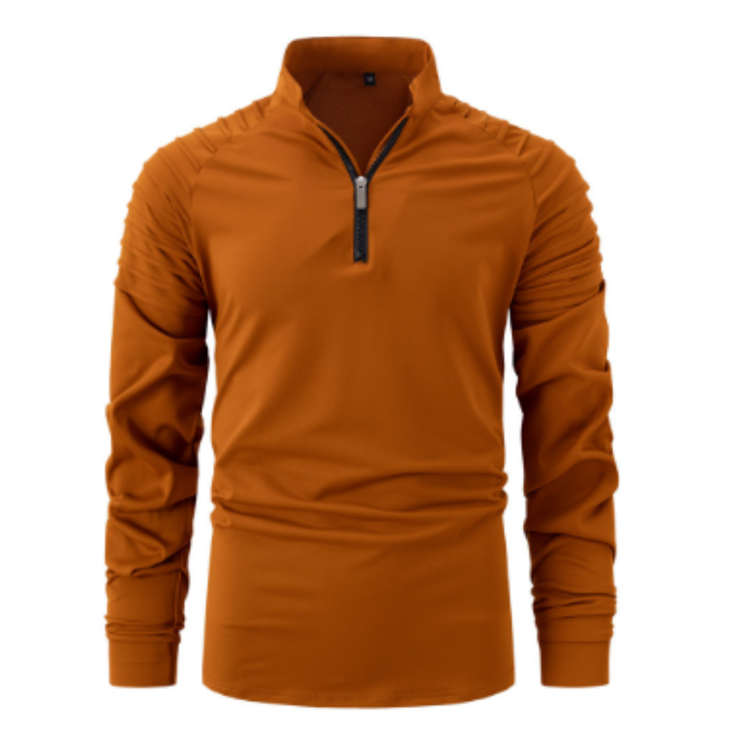 Lysander Mens Quarter Zip Polo Bold Style For The Modern Man With Confidence And Self Expression