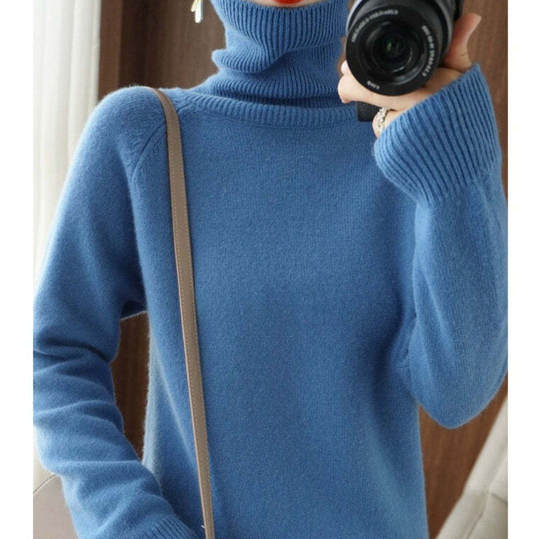 Nikki Turtleneck Sweater for Women Elegant Timeless Warmth and Chic Everyday Wear