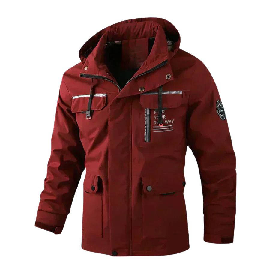 TrendAura Mens Outdoor Winter Jacket With Pockets Lightweight Insulated Winter Coat For Men