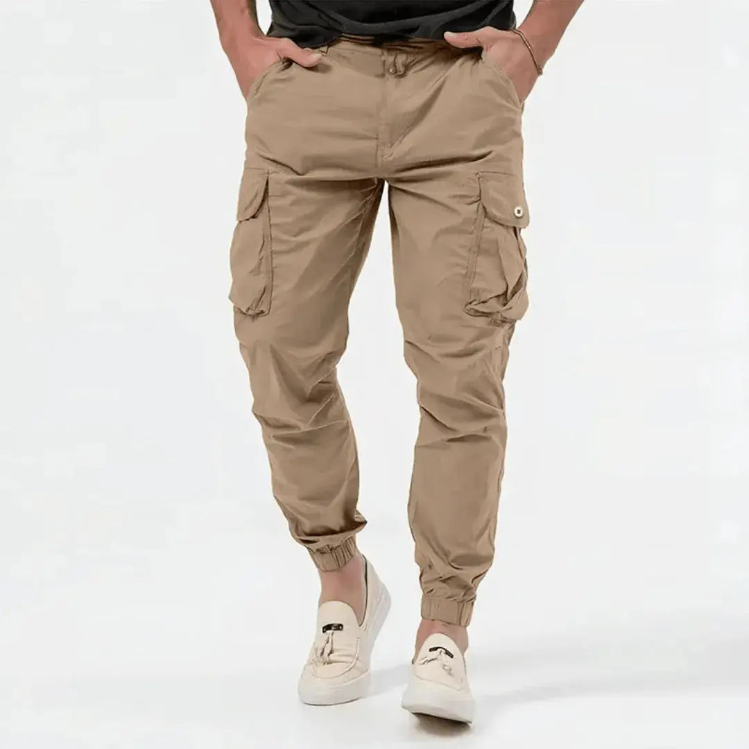 Urban Pulse Cargo Joggers By TrendAura Cotton Comfort With Four Way Stretch And Utility Pockets